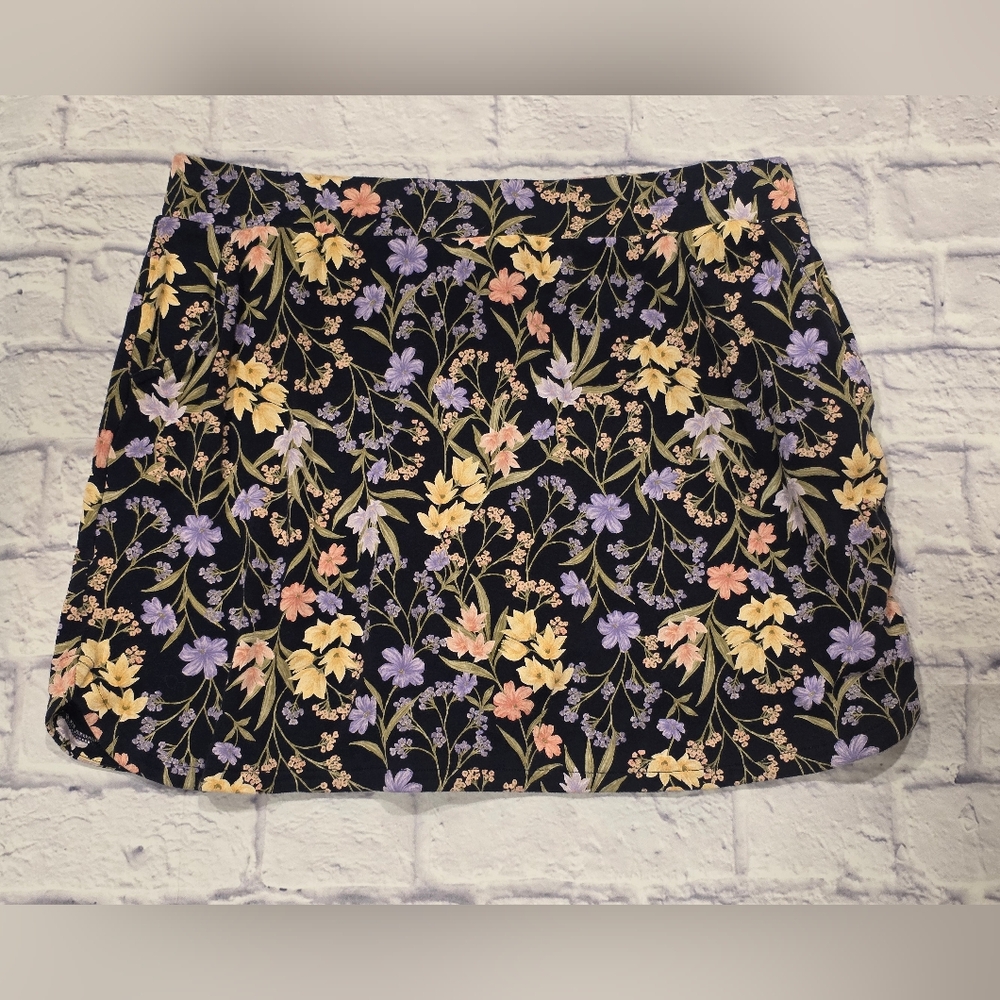 Croft & Barrow Floral Skort
